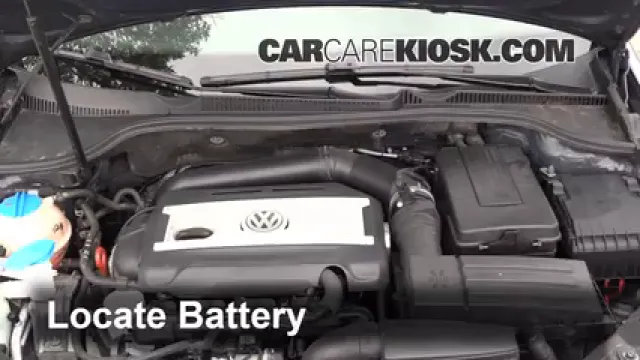 2012 Volkswagen GTI 2.0L 4 Cyl. Turbo Hatchback (2 Door) Battery Replace